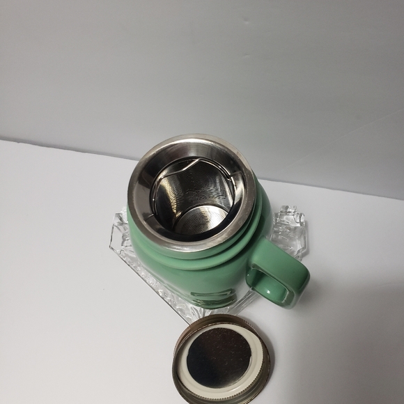 DAVID's TEA Mason Jar Style Mug With Lid & Infuser - Picture 4 of 7